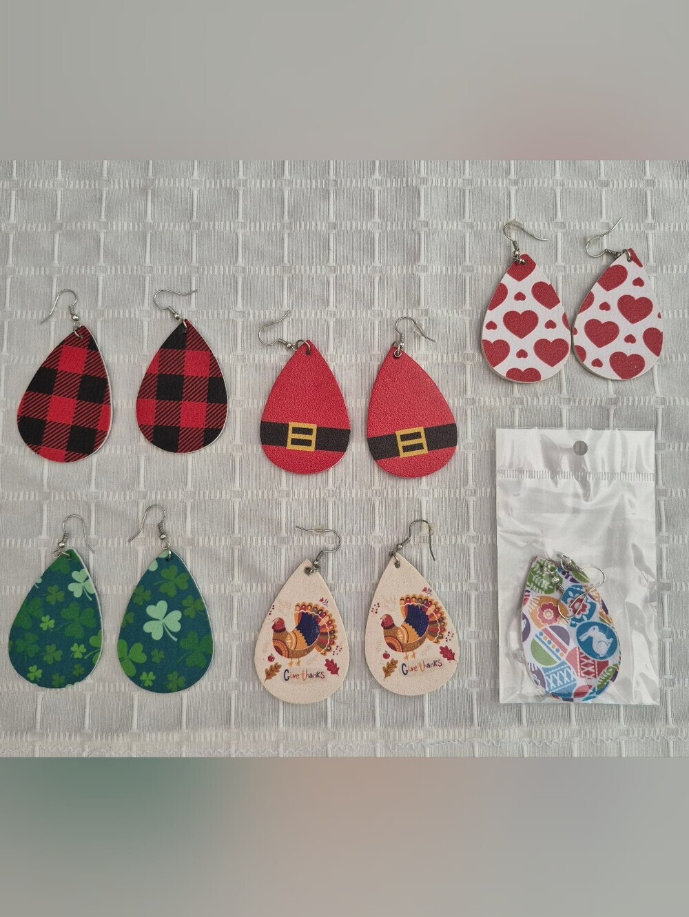 Holiday Earrings 6 Pairs